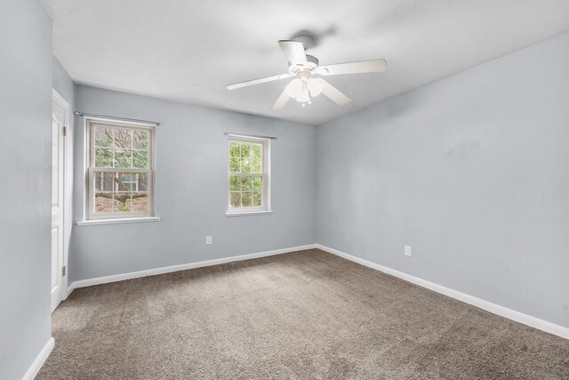 5237 Arboles Dr Unit C, Houston, TX 77035 - unfurnished room with carpet floors and a ceiling fan