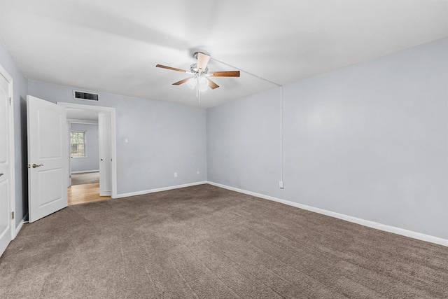 5237 Arboles Dr Unit C, Houston, TX 77035 - unfurnished bedroom with carpet floors and a ceiling fan