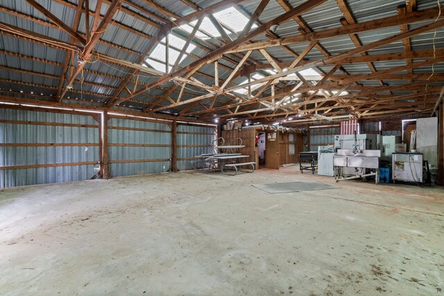 6738 US Highway 190 E, Livingston, TX 77351 - garage with metal wall