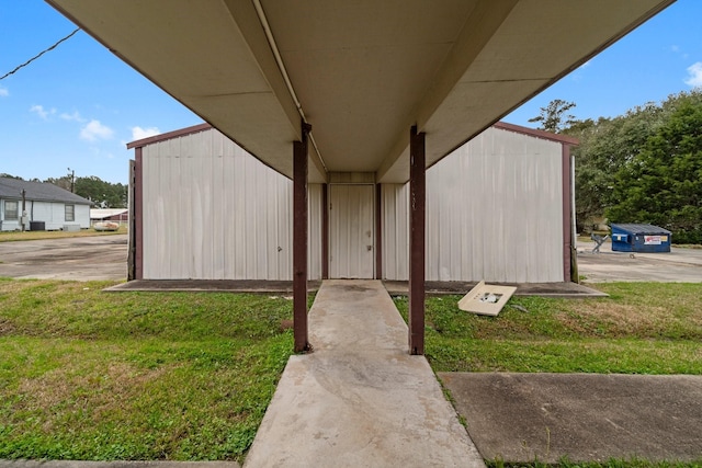 6738 US Highway 190 E, Livingston, TX 77351 - doorway to property featuring a lawn