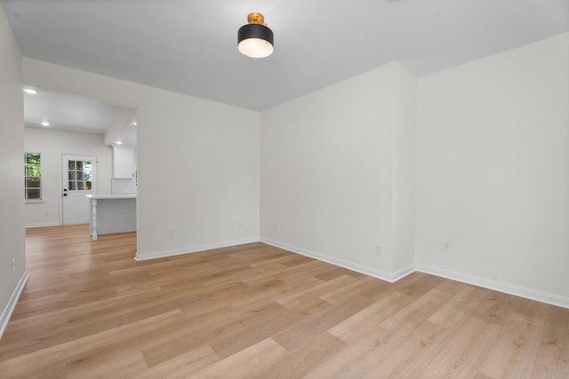 3 Briarwood Dr, Conroe, TX 77301 - spare room with light wood-style flooring and baseboards