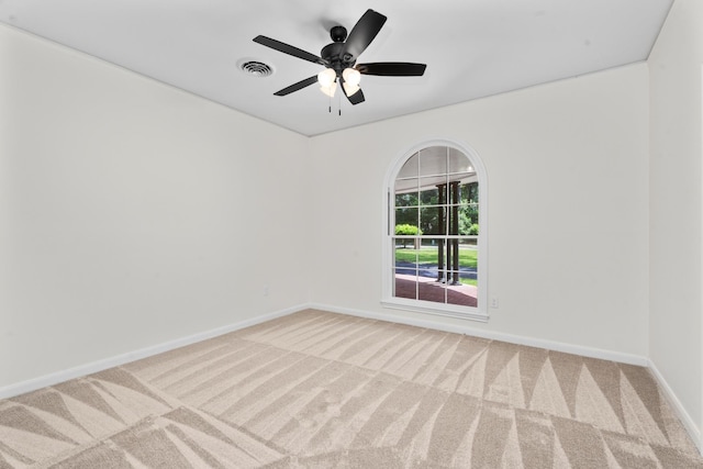 3 Briarwood Dr, Conroe, TX 77301 - carpeted empty room featuring baseboards and ceiling fan