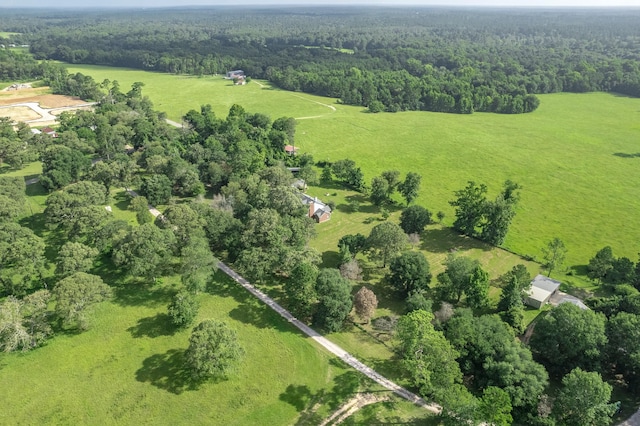 13141 Nicholson Rd, Conroe, TX 77303 - aerial view of property's location featuring a heavily wooded area and rural landscape