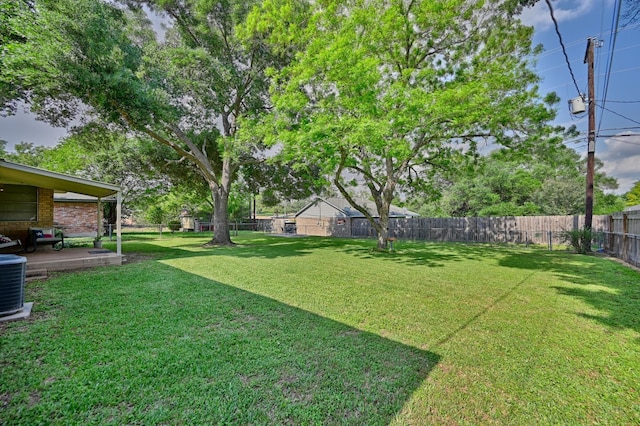 204 Meadow Ln, Brenham, TX 77833 - view of fenced backyard