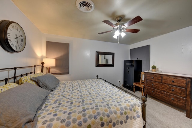 204 Meadow Ln, Brenham, TX 77833 - carpeted bedroom featuring ceiling fan