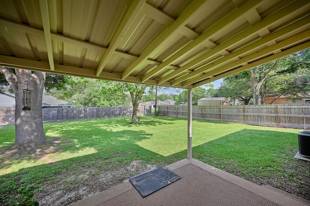 204 Meadow Ln, Brenham, TX 77833 - fenced backyard with a patio area