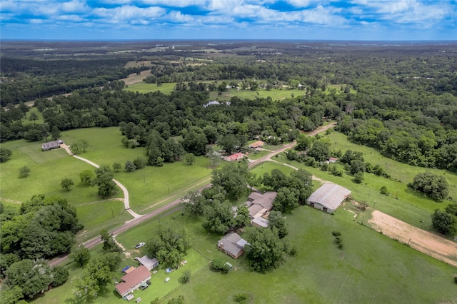 1205 W Houston Ave W, Crockett, TX 75835 - aerial view of property and surrounding area featuring rural landscape