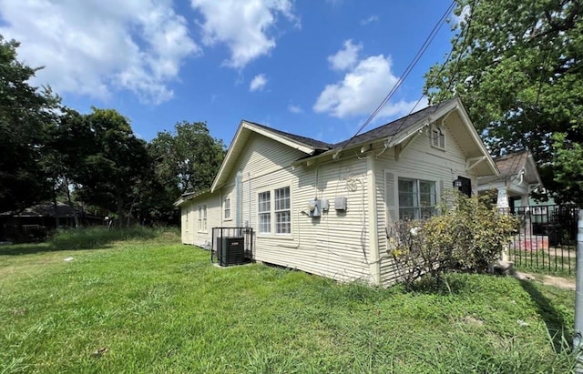 3109 Anita St, Houston, TX 77004 - view of property exterior with a central AC unit