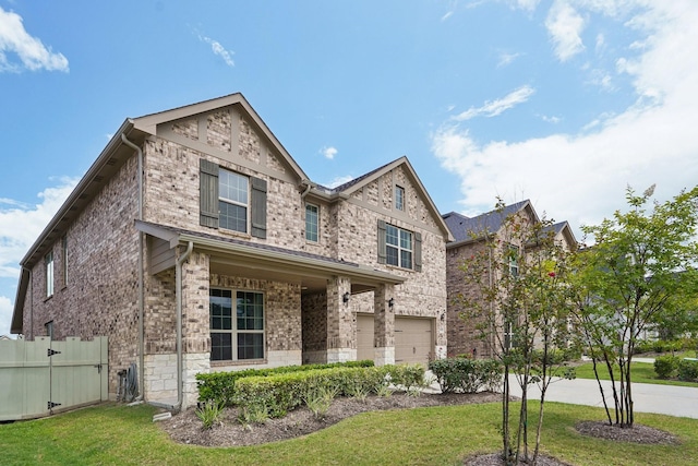 10126 Bayou Oaks Dr, Conroe, TX 77385 - traditional-style house featuring brick siding and a garage