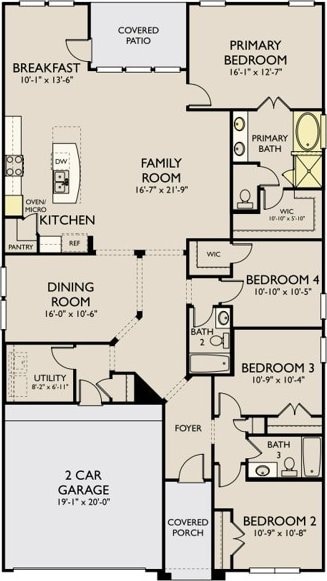 4770 Ara Dr, Richmond, TX 77469 - view of home floor plan