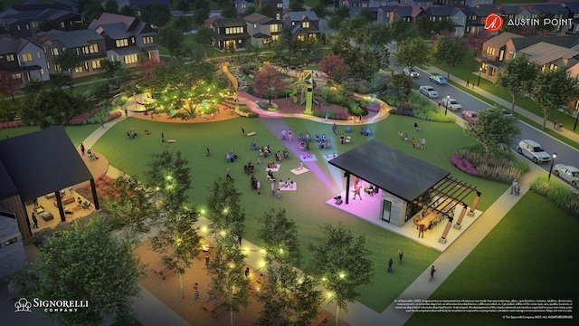 4770 Ara Dr, Richmond, TX 77469 - aerial perspective of suburban area with a community park
