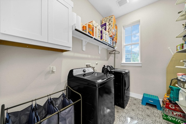20210 Rolling Vista Dr, Cypress, TX 77433 - laundry room with washing machine and clothes dryer and cabinet space
