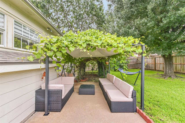 13719 Country Green Ct, Houston, TX 77059 - view of patio with outdoor lounge area