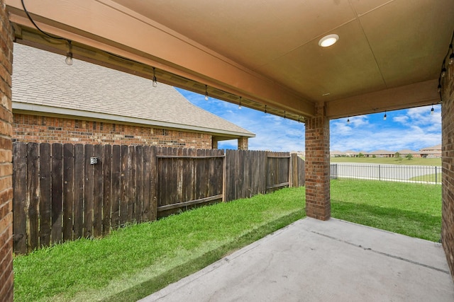 23714 Piedmont Forest Dr, Katy, TX 77493 - fenced backyard featuring a patio