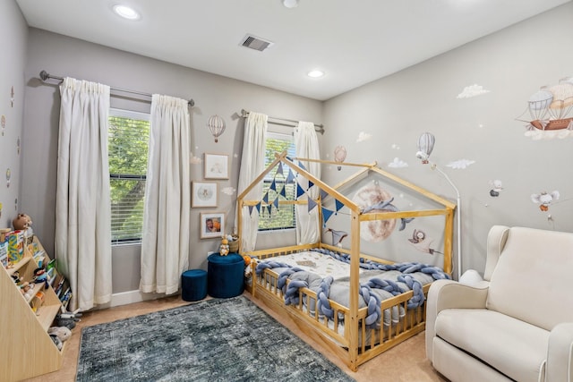703 Bayou St, Houston, TX 77020 - bedroom featuring recessed lighting and baseboards