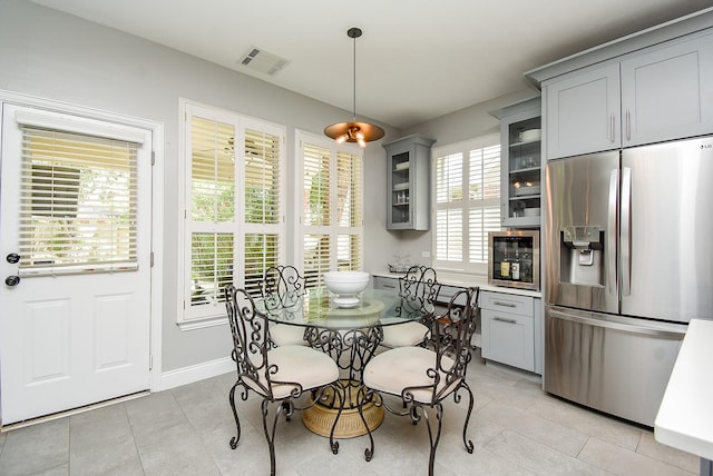 14023 Armant Place Dr, Cypress, TX 77429 - dining space featuring light tile patterned flooring and baseboards