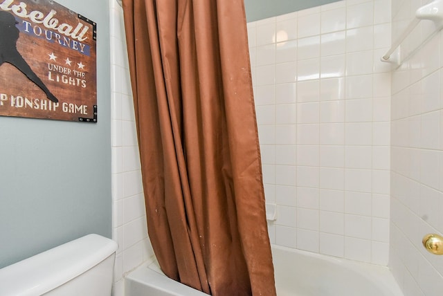 14023 Armant Place Dr, Cypress, TX 77429 - bathroom featuring shower / bath combo and toilet
