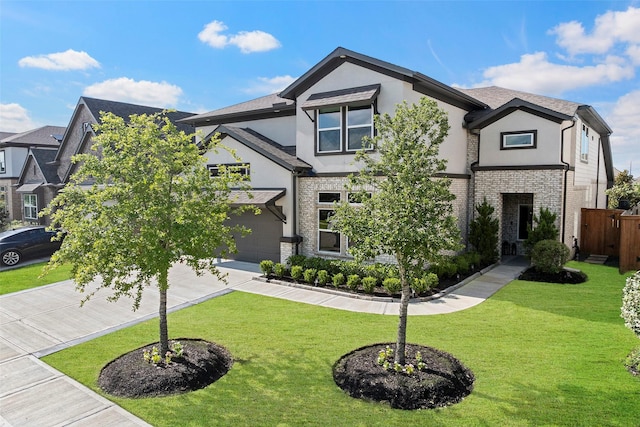 18427 Counce Meadow Ct, Cypress, TX 77433 - view of front of property with stucco siding, driveway, and stone siding