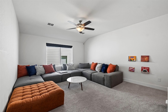 18427 Counce Meadow Ct, Cypress, TX 77433 - living room with a ceiling fan and carpet