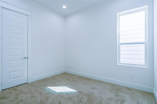 5402 Margarita St, Houston, TX 77020 - empty room featuring carpet flooring and recessed lighting