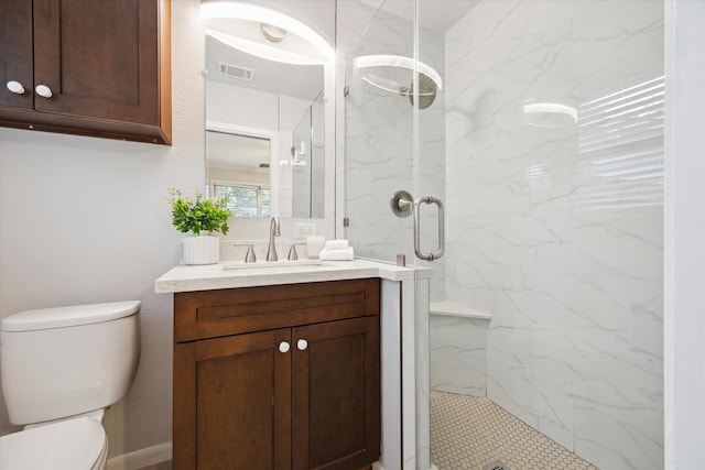 4614 Kinglet St, Houston, TX 77035 - bathroom with vanity and a marble finish shower