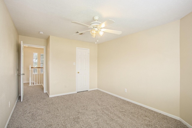 2521 Sea Horse Ct, Seabrook, TX 77586 - unfurnished bedroom featuring carpet floors and ceiling fan