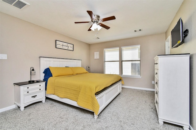 10515 Kentington Oak Dr, Humble, TX 77396 - bedroom featuring light colored carpet and ceiling fan