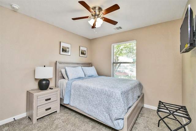 10515 Kentington Oak Dr, Humble, TX 77396 - bedroom featuring light carpet and a ceiling fan