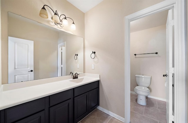 2 Painted Post Pl, Spring, TX 77389 - bathroom with vanity and tile patterned flooring