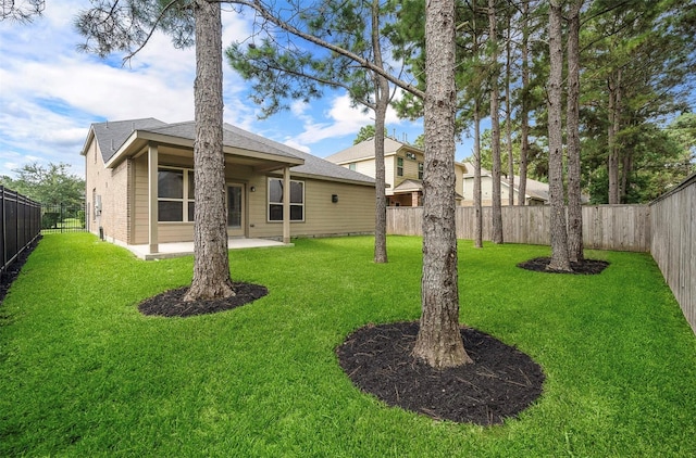 2 Painted Post Pl, Spring, TX 77389 - fenced backyard featuring a patio