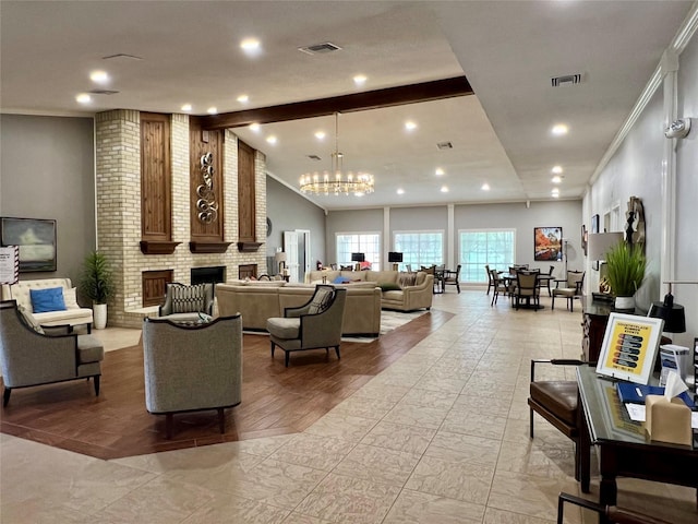 667 E Country Grove Cir, Pearland, TX 77584 - lobby featuring recessed lighting and crown molding