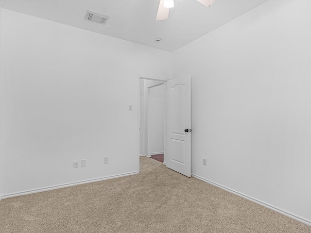 11702 Park Cedar Ct, Tomball, TX 77377 - spare room featuring carpet and a ceiling fan