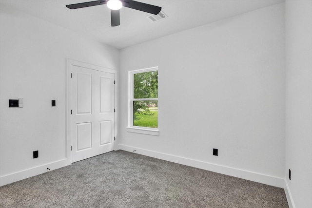 3220 Saint James Blvd, Beaumont, TX 77705 - unfurnished bedroom with carpet and a ceiling fan