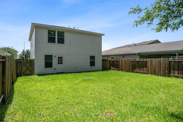 9826 Orchid Spring Ln, Houston, TX 77044 - back of house with a fenced backyard