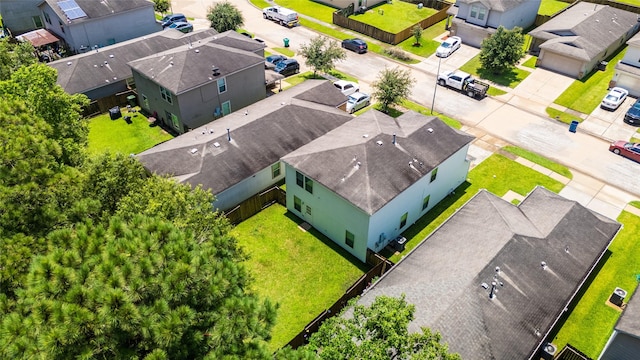 9826 Orchid Spring Ln, Houston, TX 77044 - aerial perspective of suburban area