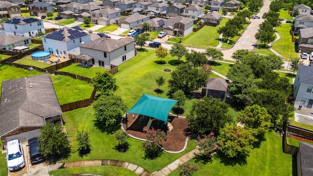 9826 Orchid Spring Ln, Houston, TX 77044 - aerial view of residential area