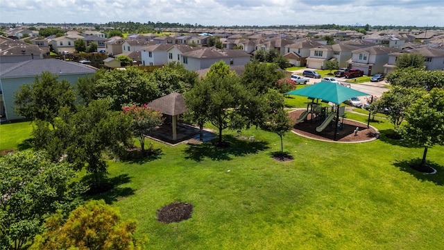9826 Orchid Spring Ln, Houston, TX 77044 - aerial perspective of suburban area