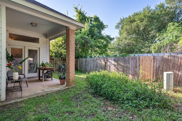 13703 Naples Park Ln, Houston, TX 77070 - fenced backyard featuring a patio