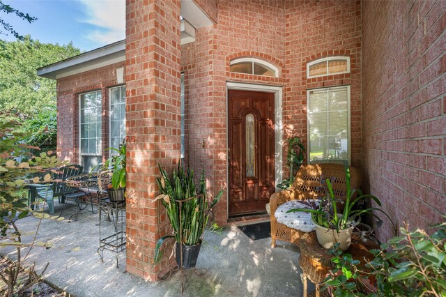 13703 Naples Park Ln, Houston, TX 77070 - property entrance with brick siding