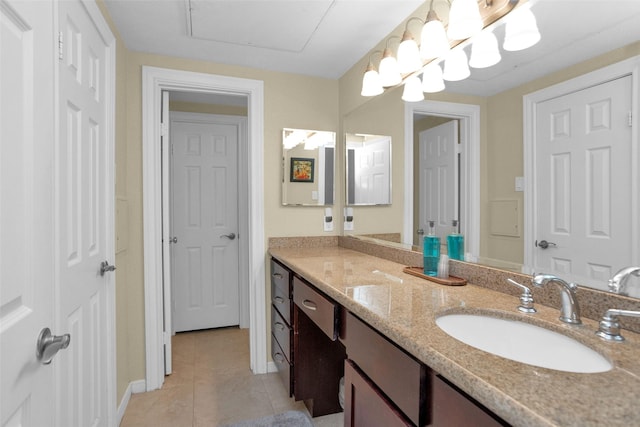 2700 Revere St Unit 147, Houston, TX 77098 - bathroom featuring tile patterned flooring and vanity