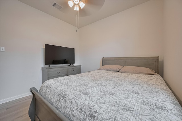 30914 Sweetwater Cir, Magnolia, TX 77355 - bedroom with wood finished floors and ceiling fan
