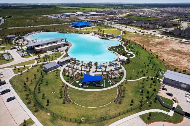 1100 Greenshank Dr, Katy, TX 77493 - aerial overview of property's location featuring a pool area