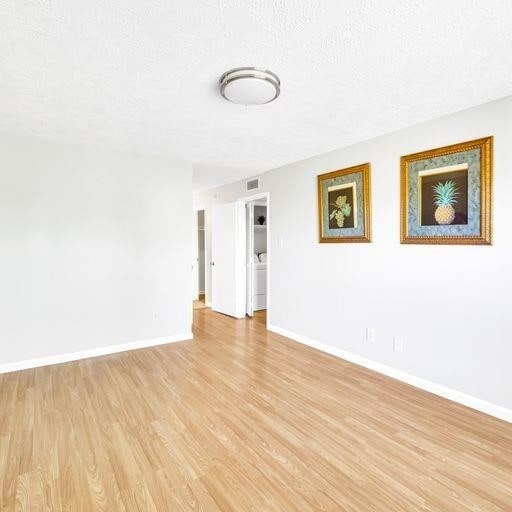 10555 Turtlewood Ct Unit 1803, Houston, TX 77072 - spare room with light wood finished floors and a textured ceiling