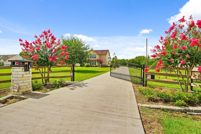 4419 Lea Ln, Fulshear, TX 77406 - view of property's community featuring a gate and driveway