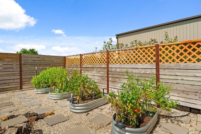 4419 Lea Ln, Fulshear, TX 77406 - fenced backyard with a vegetable garden