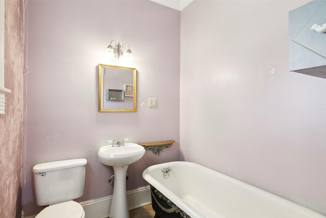 250 N Main St, Jasper, TX 75951 - full bathroom with a freestanding bath and toilet