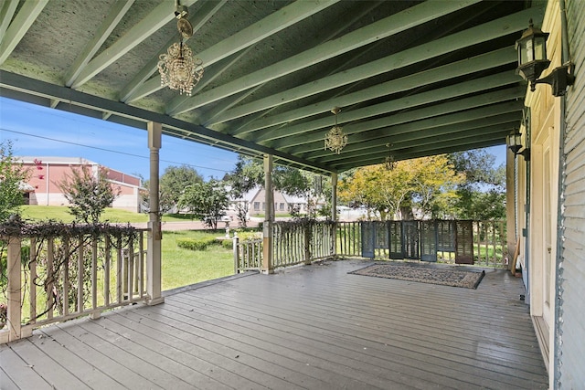 250 N Main St, Jasper, TX 75951 - deck with a yard