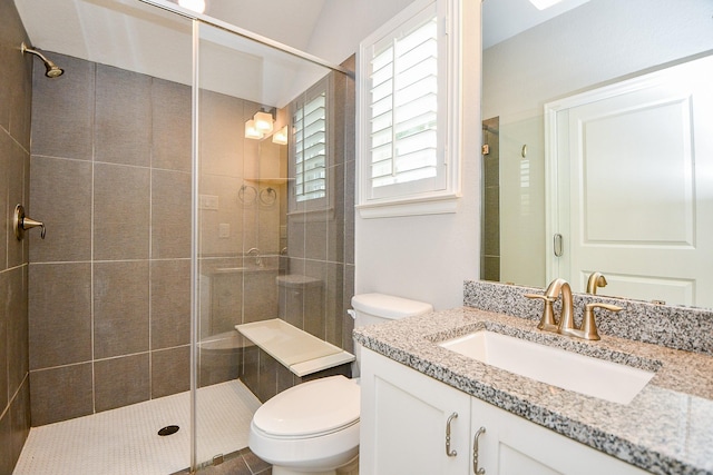1909 Hickory St, Houston, TX 77007 - bathroom with vanity and a stall shower