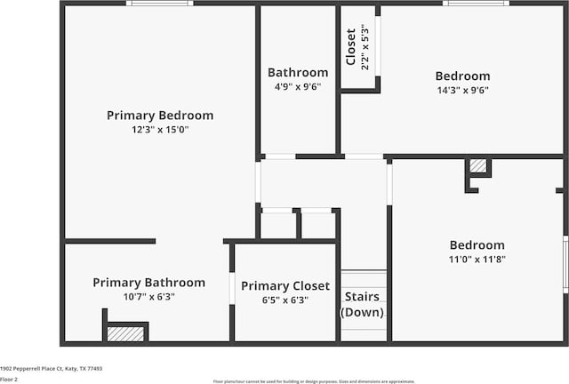 1902 Pepperrell Place Ct, Katy, TX 77493 - view of home floor plan