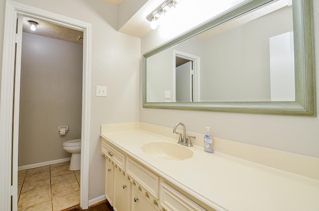 22127 Kerryblue Dr, Katy, TX 77450 - bathroom with vanity and tile patterned floors